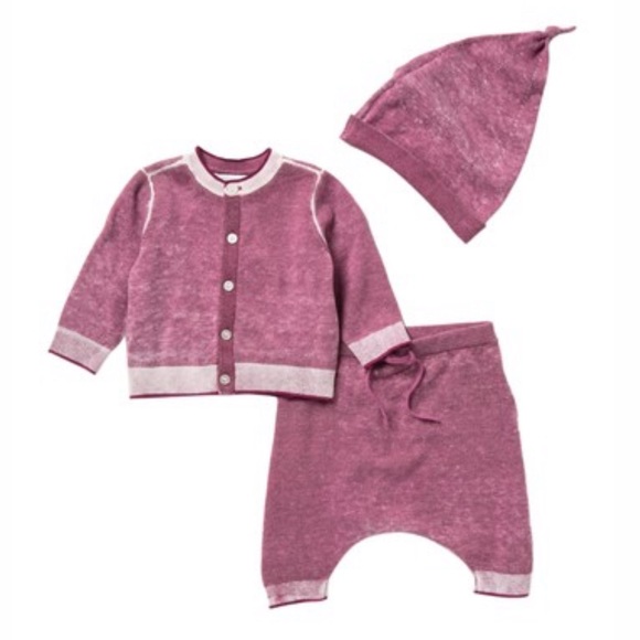NEW Burberry Size 3-month Cashmere/Cotton Set - Picture 1 of 6